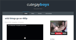 Desktop Screenshot of cutegayboys.com
